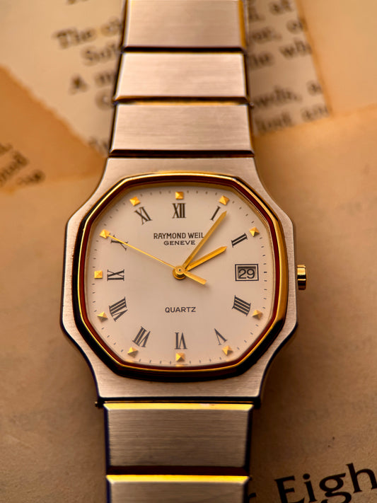 Vintage Raymond Weil Genève Ref. 9107 – Two-Tone Quartz Elegance
