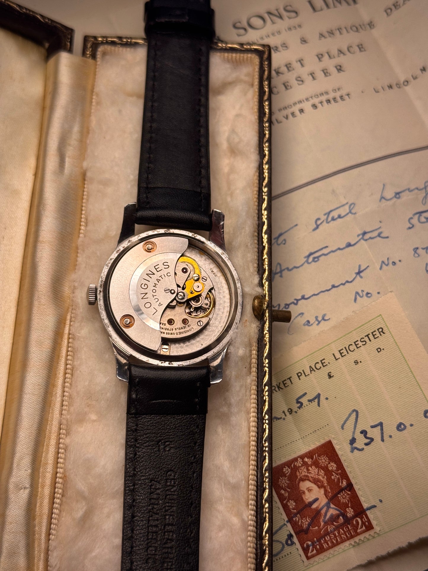 Longines Automatic | Circa 1951 | Patina Gilt Dial | Cal. 22AS