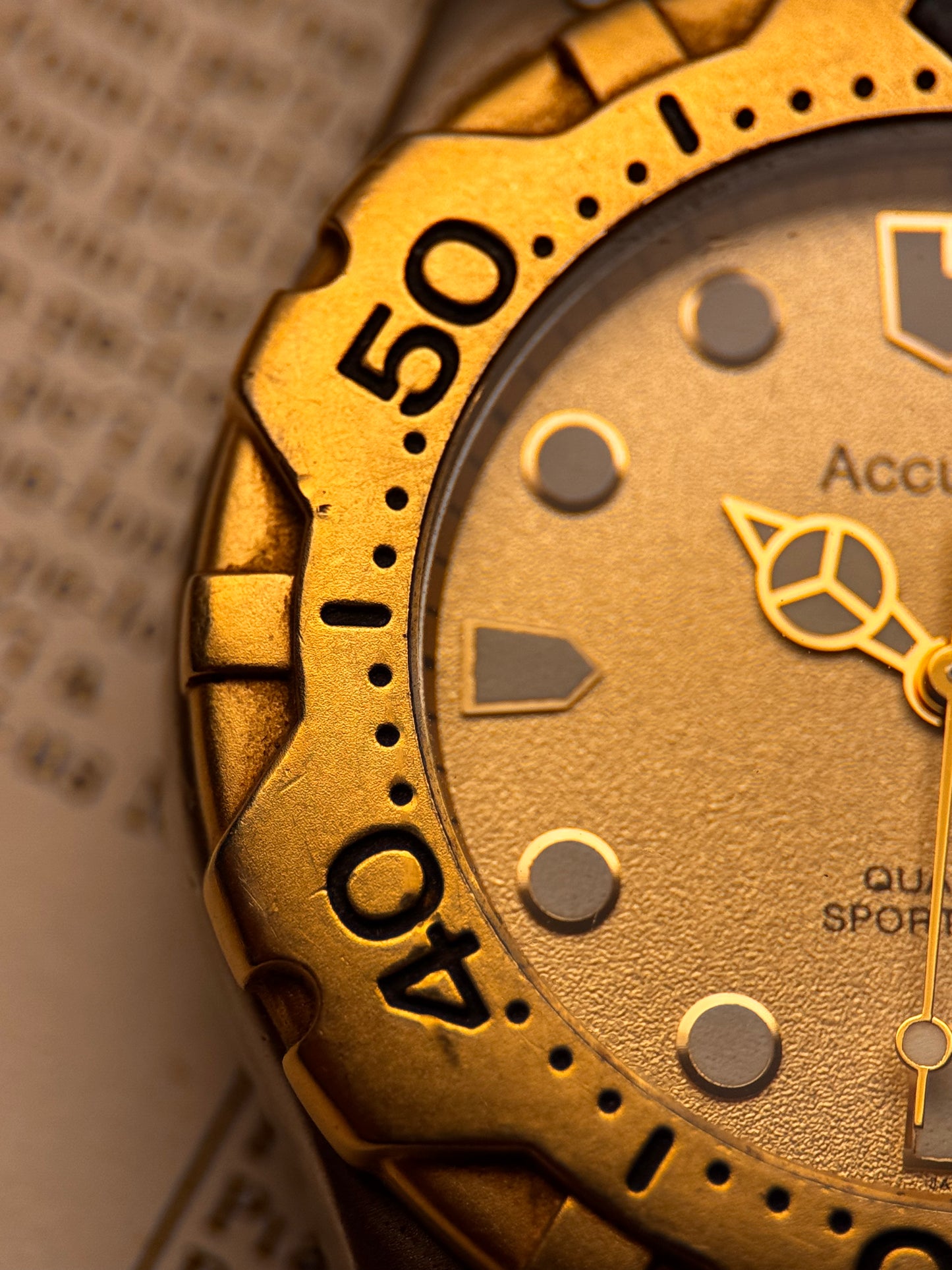 Rare Accurist Quartz Diver Circa 1990s