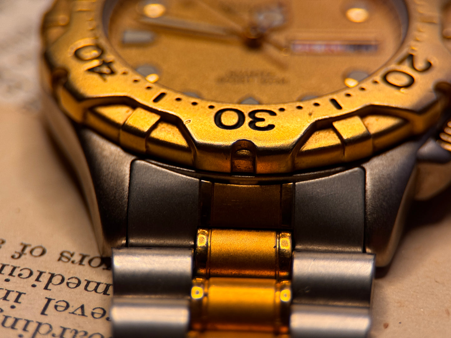 Rare Accurist Quartz Diver Circa 1990s
