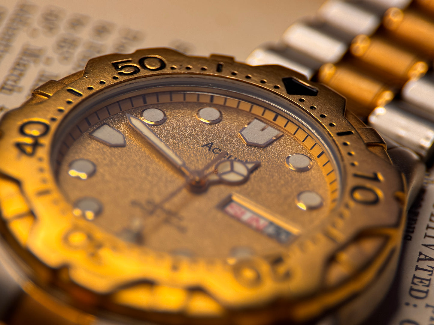 Rare Accurist Quartz Diver Circa 1990s