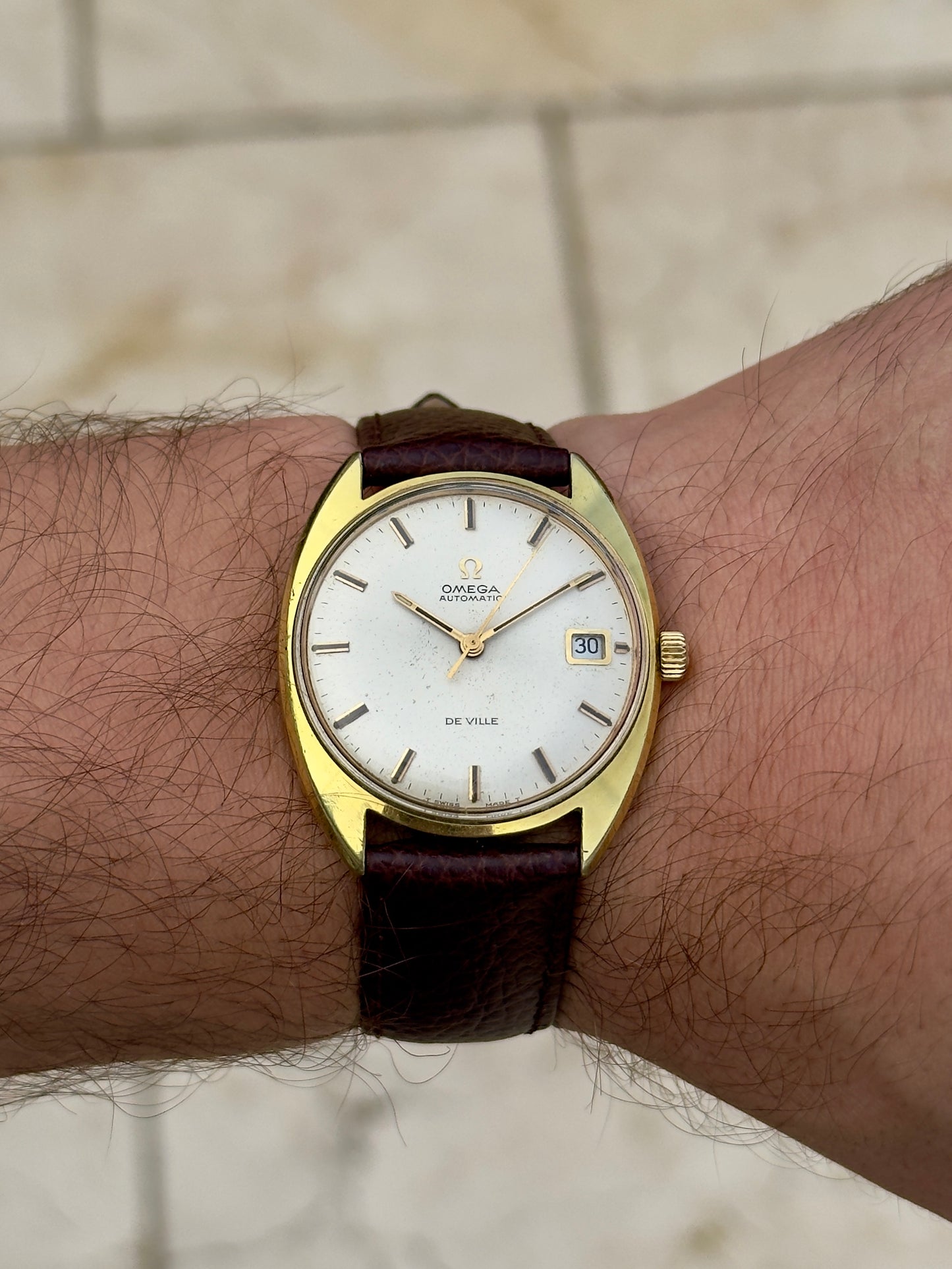 Omega De Ville 1968 Rare Cushion Dial - Ref. 166.0029