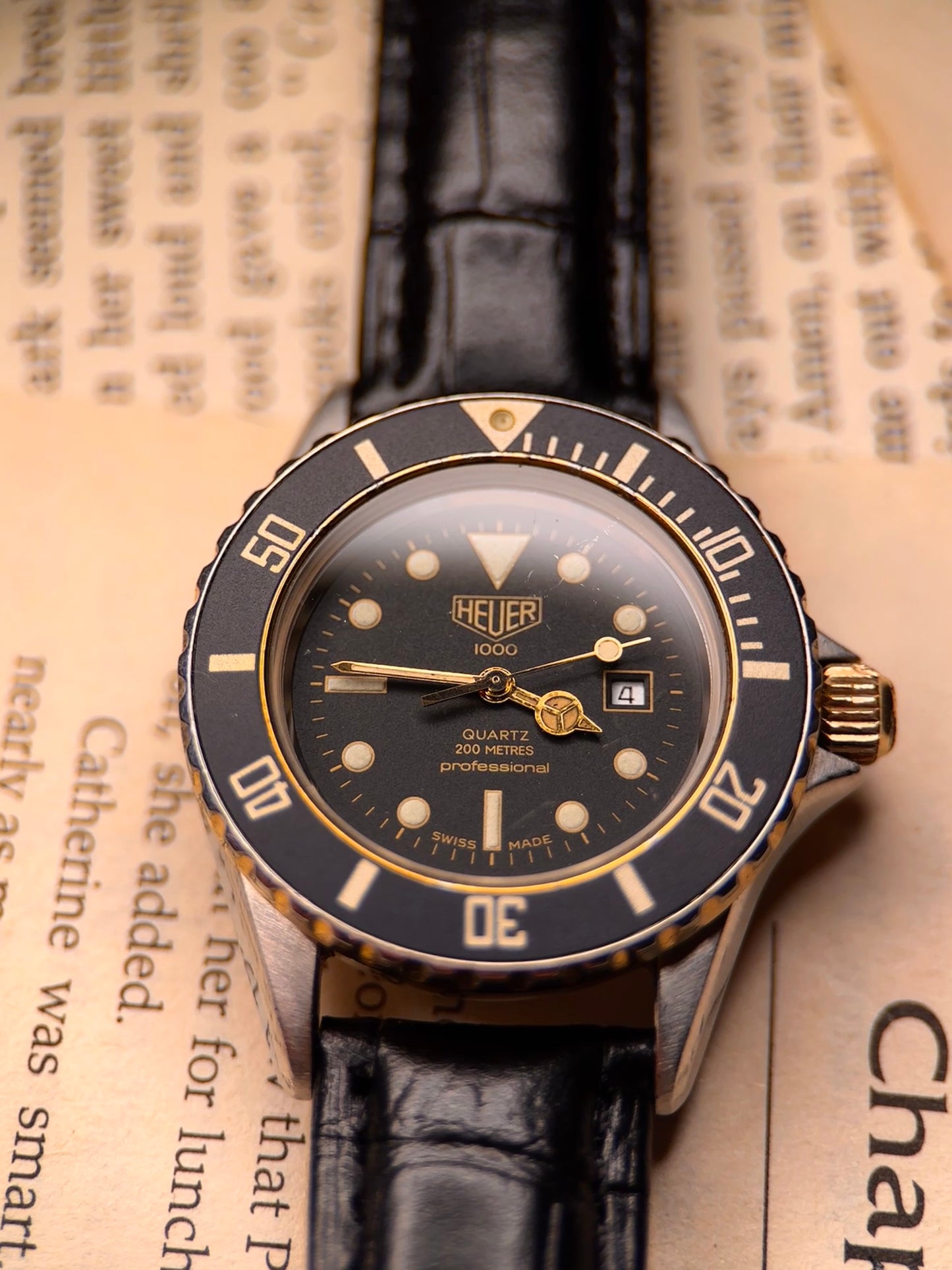 TAG Heuer 1000 Professional 984.015N – Classic Quartz Diver Pre TAG