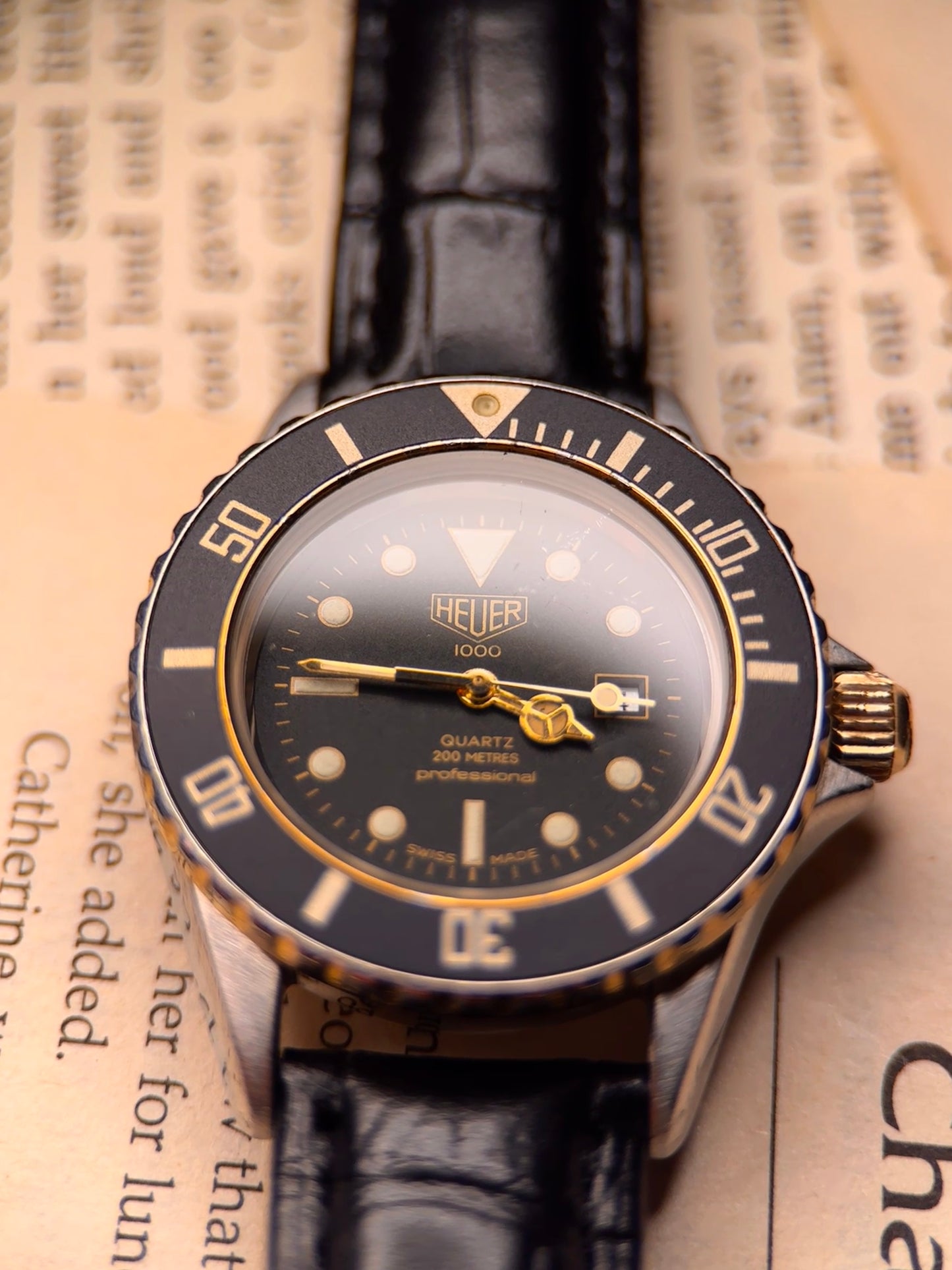 TAG Heuer 1000 Professional 984.015N – Classic Quartz Diver Pre TAG