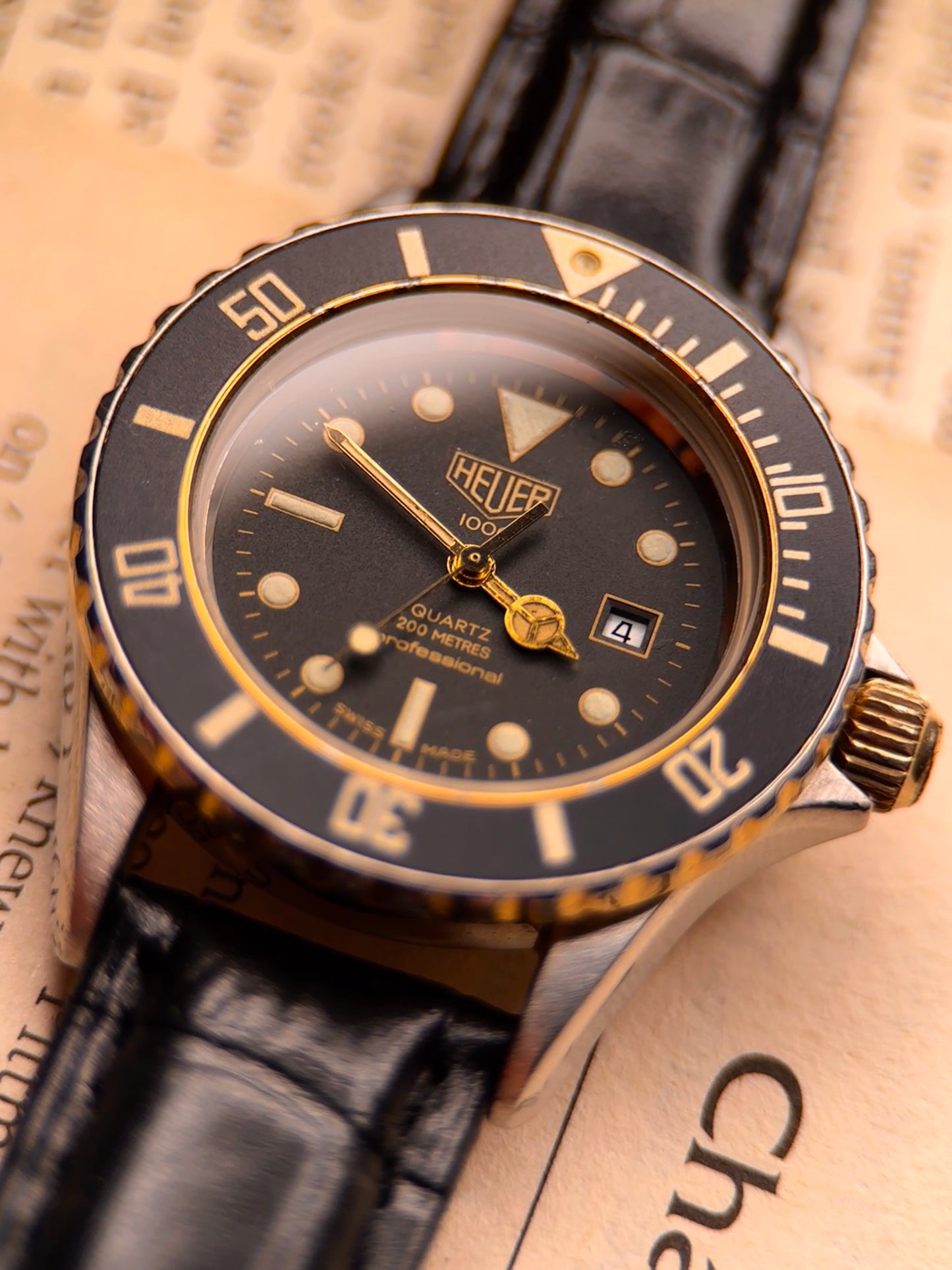 TAG Heuer 1000 Professional 984.015N – Classic Quartz Diver Pre TAG