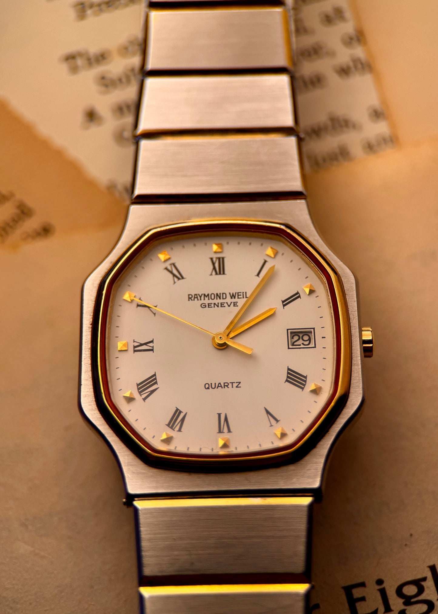 Vintage Raymond Weil Genève Ref. 9107 – Two-Tone Quartz Elegance