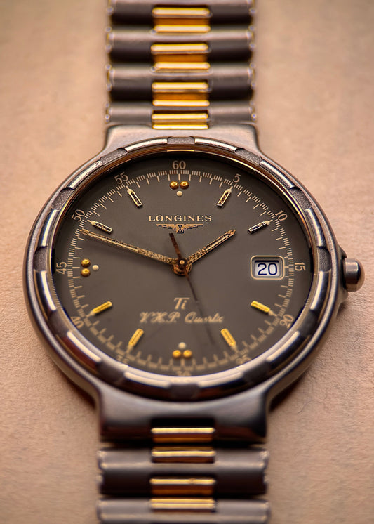 Longines Conquest Titanium | 1990s Swiss Quartz | Grey Dial