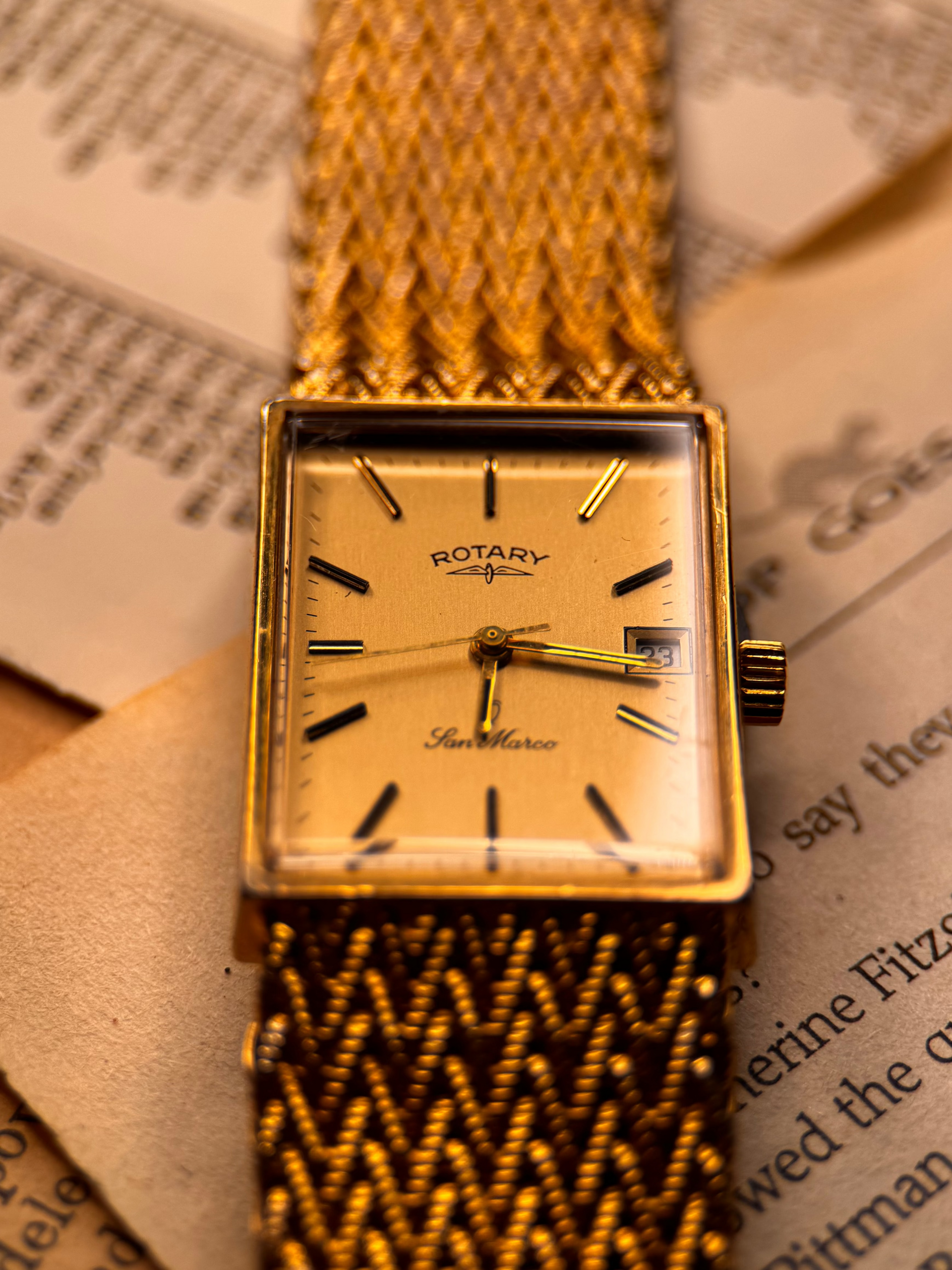 Vintage Rotary 1977 San Marco Tank 26mm – Vintage Watch HQ