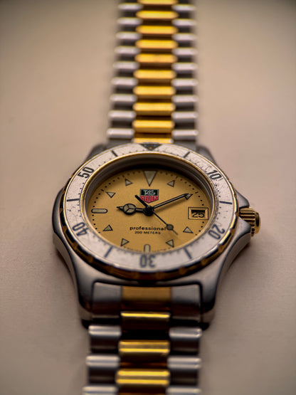 TAG Heuer 2000 Professional | Ref. 974.013F | Gold Dial | Swiss Quartz c.1990s
