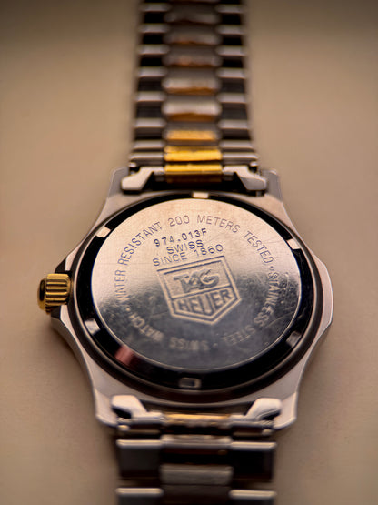 TAG Heuer 2000 Professional | Ref. 974.013F | Gold Dial | Swiss Quartz c.1990s