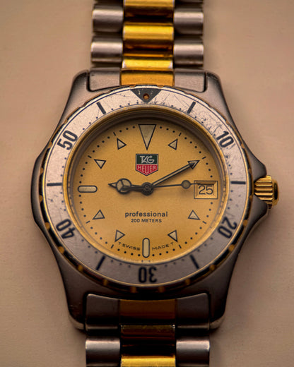 TAG Heuer 2000 Professional | Ref. 974.013F | Gold Dial | Swiss Quartz c.1990s