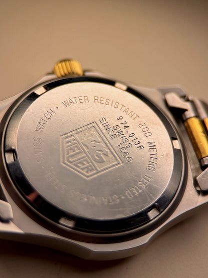 TAG Heuer 2000 Professional | Ref. 974.013F | Gold Dial | Swiss Quartz c.1990s