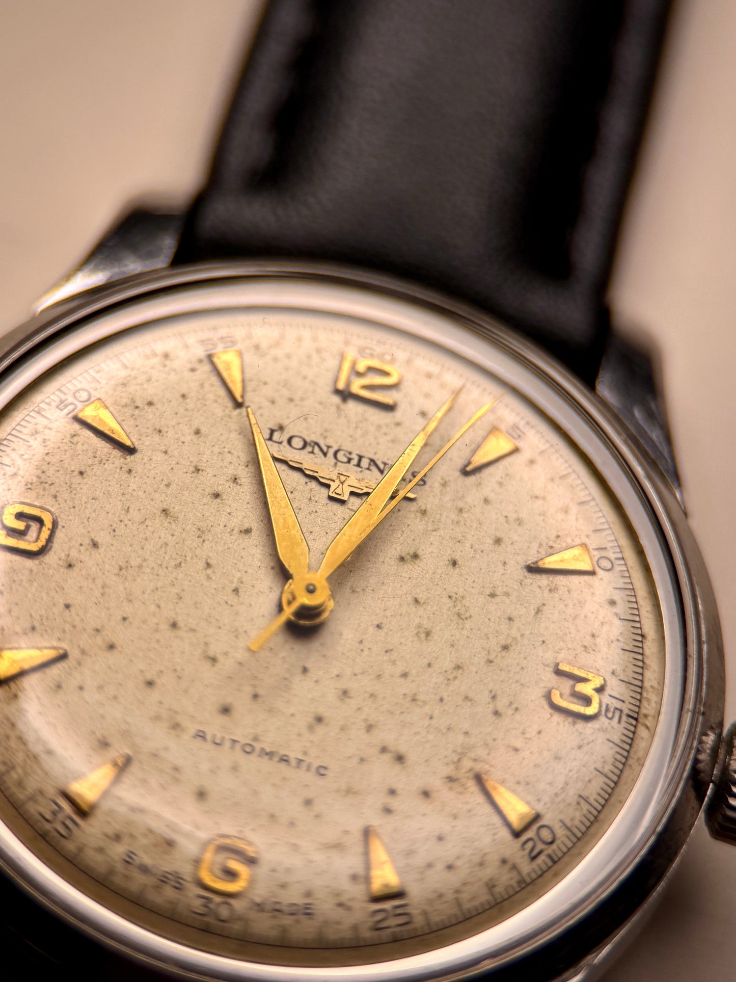 Longines Automatic | Circa 1951 | Patina Gilt Dial | Cal. 22AS