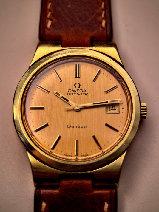Omega Genève | Automatic | Ref 166.0173 | Circa 1976 | Custom Strap