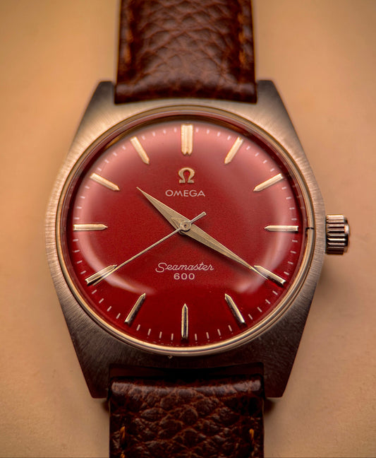 Omega Seamaster 600 | Manual Wind | Burgundy Dial | Cal. 601 | Circa Mid 1960's