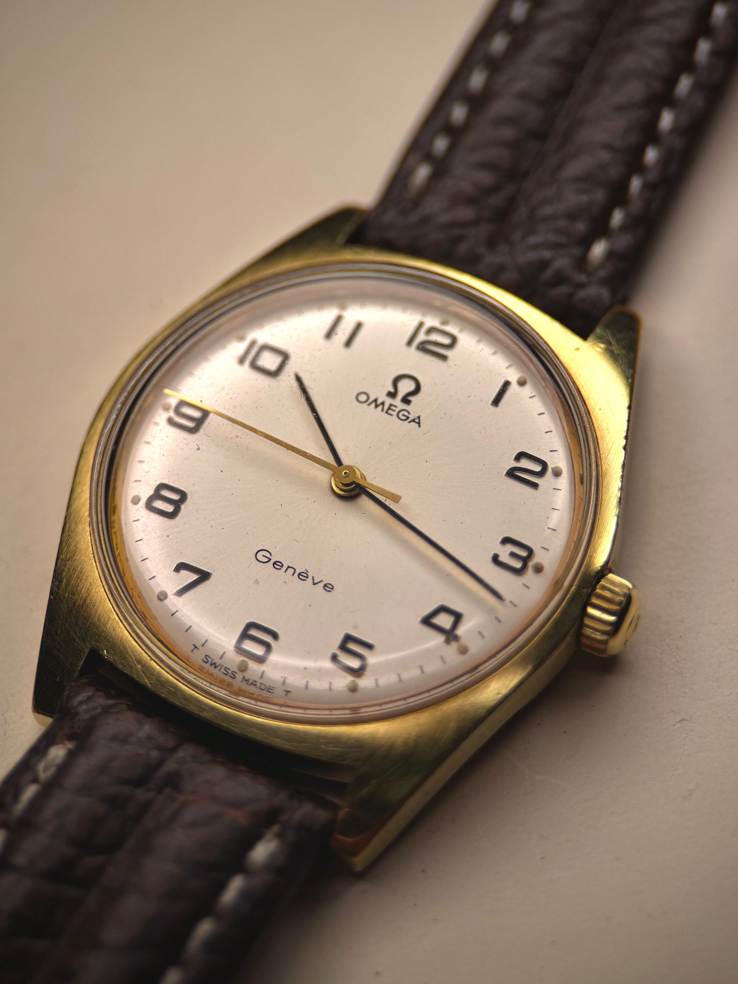 Omega Genève | Cream Dial | Arabic Numerals | Ref. 135.041 | Cal 601 |1969 | Serviced