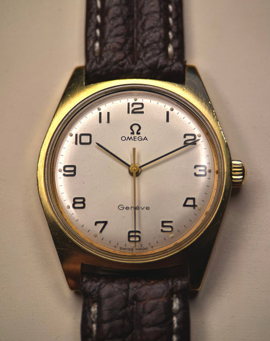 Omega Genève | Cream Dial | Arabic Numerals | Ref. 135.041 | Cal 601 |1969 | Serviced