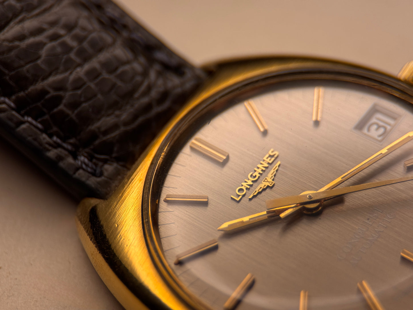 Longines Conquest | Cal. 431 | Silver Dial | Gold-Plated Case | c.1960s