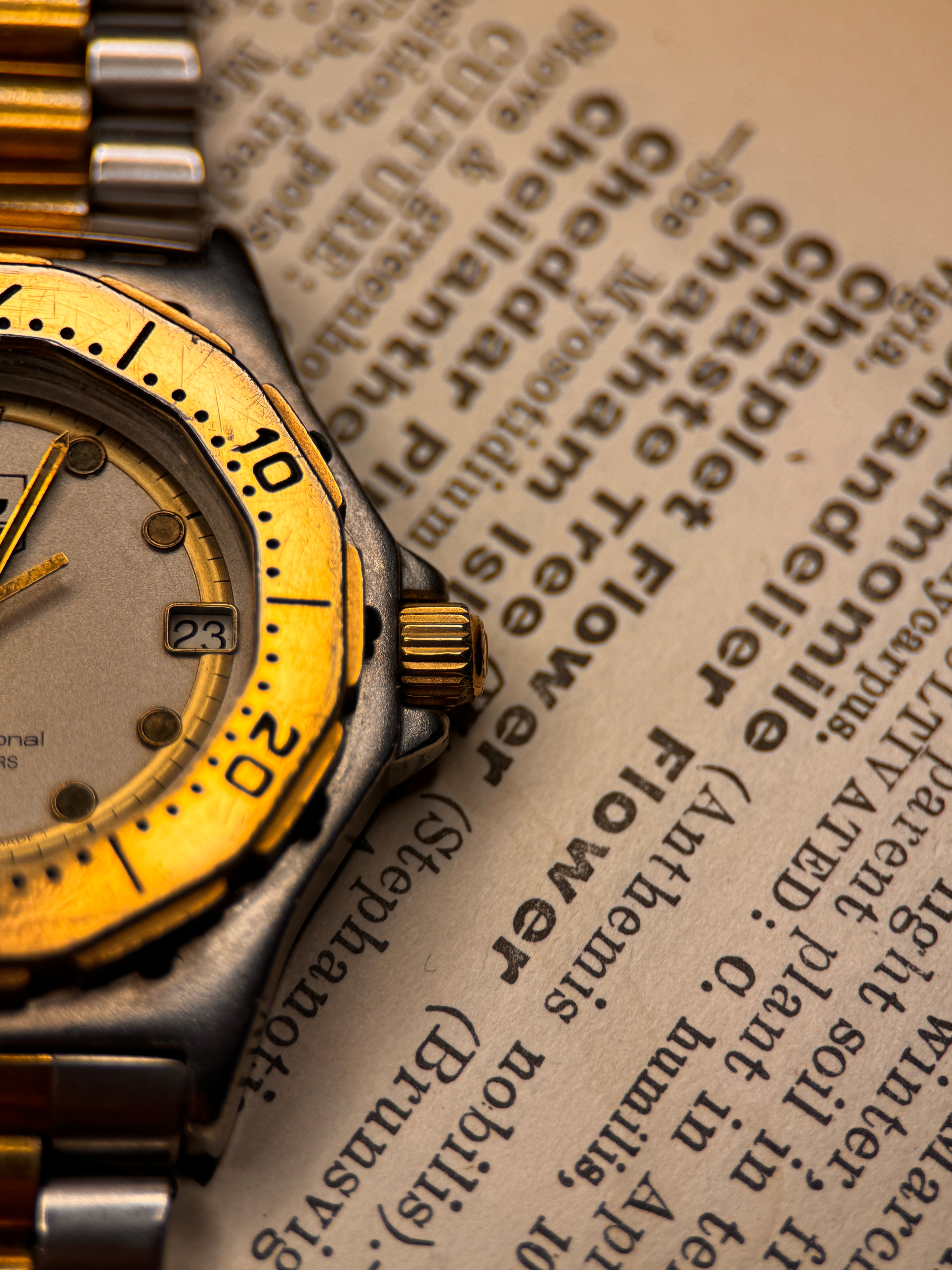 TAG Heuer 3000 Series 934.213 – Two-Tone Diver (c. Late 1980s