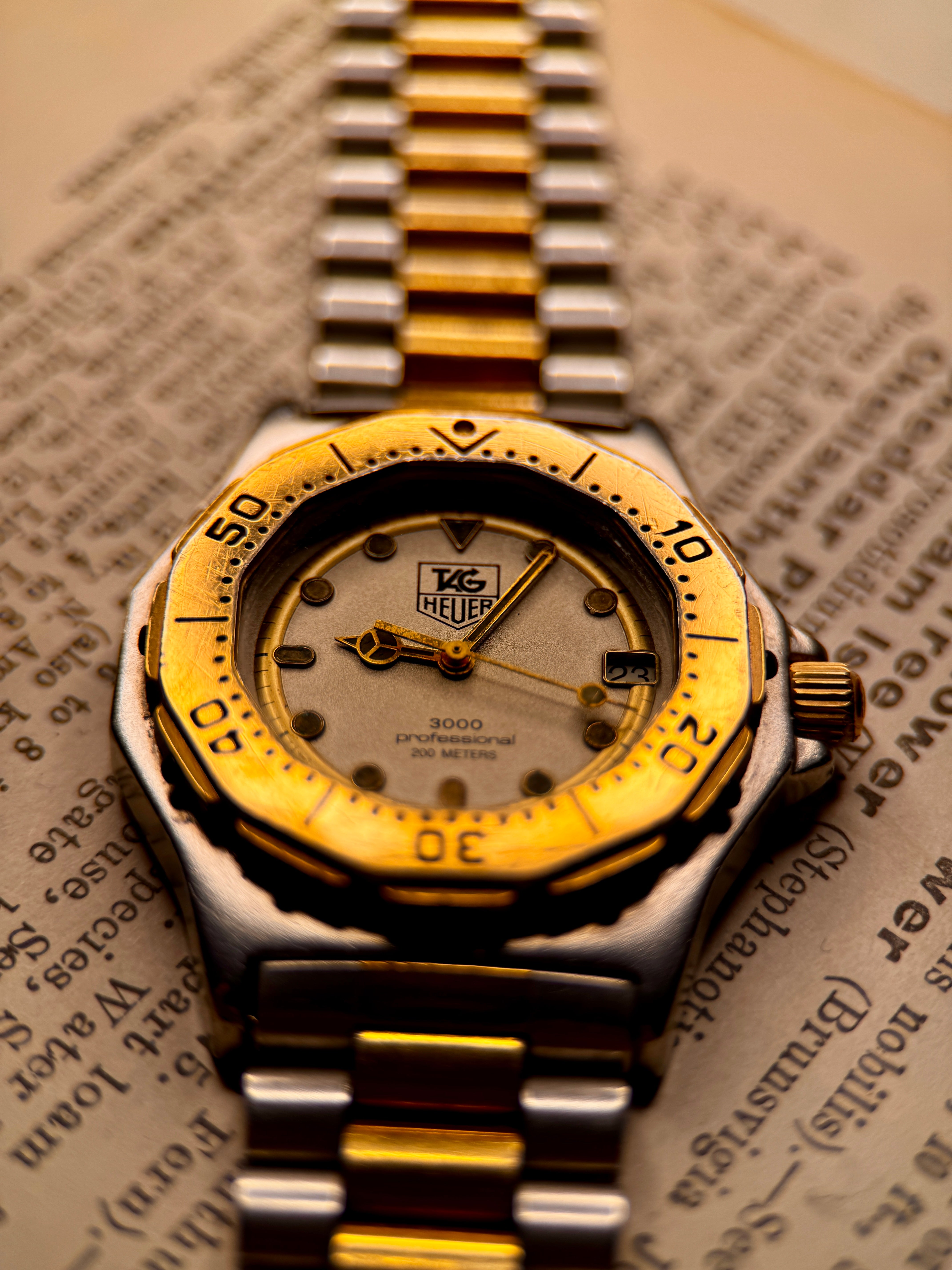 TAG Heuer 3000 Series 934.213 – Two-Tone Diver (c. Late 1980s