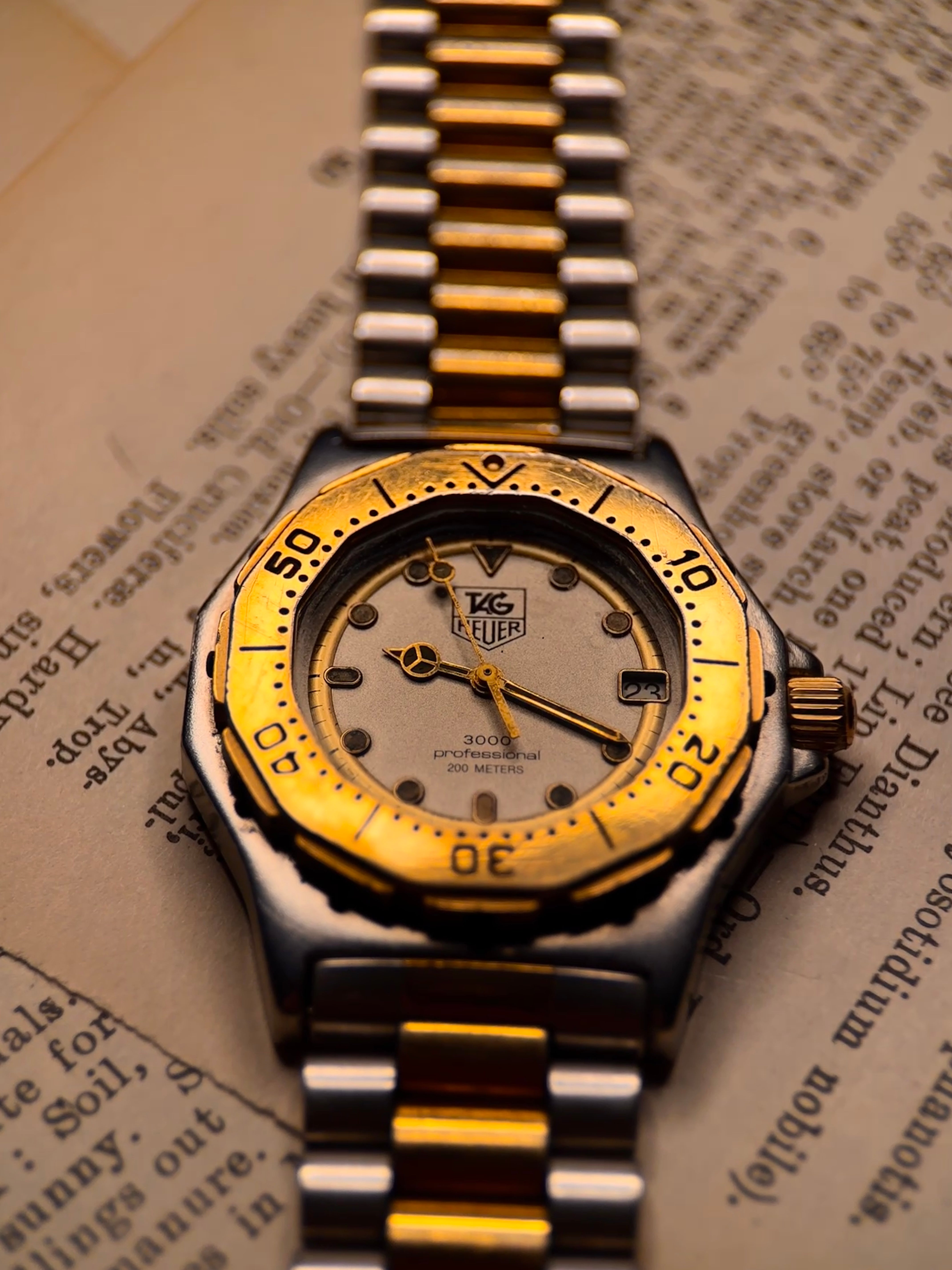 TAG Heuer 3000 Series 934.213 – Two-Tone Diver (c. Late 1980s