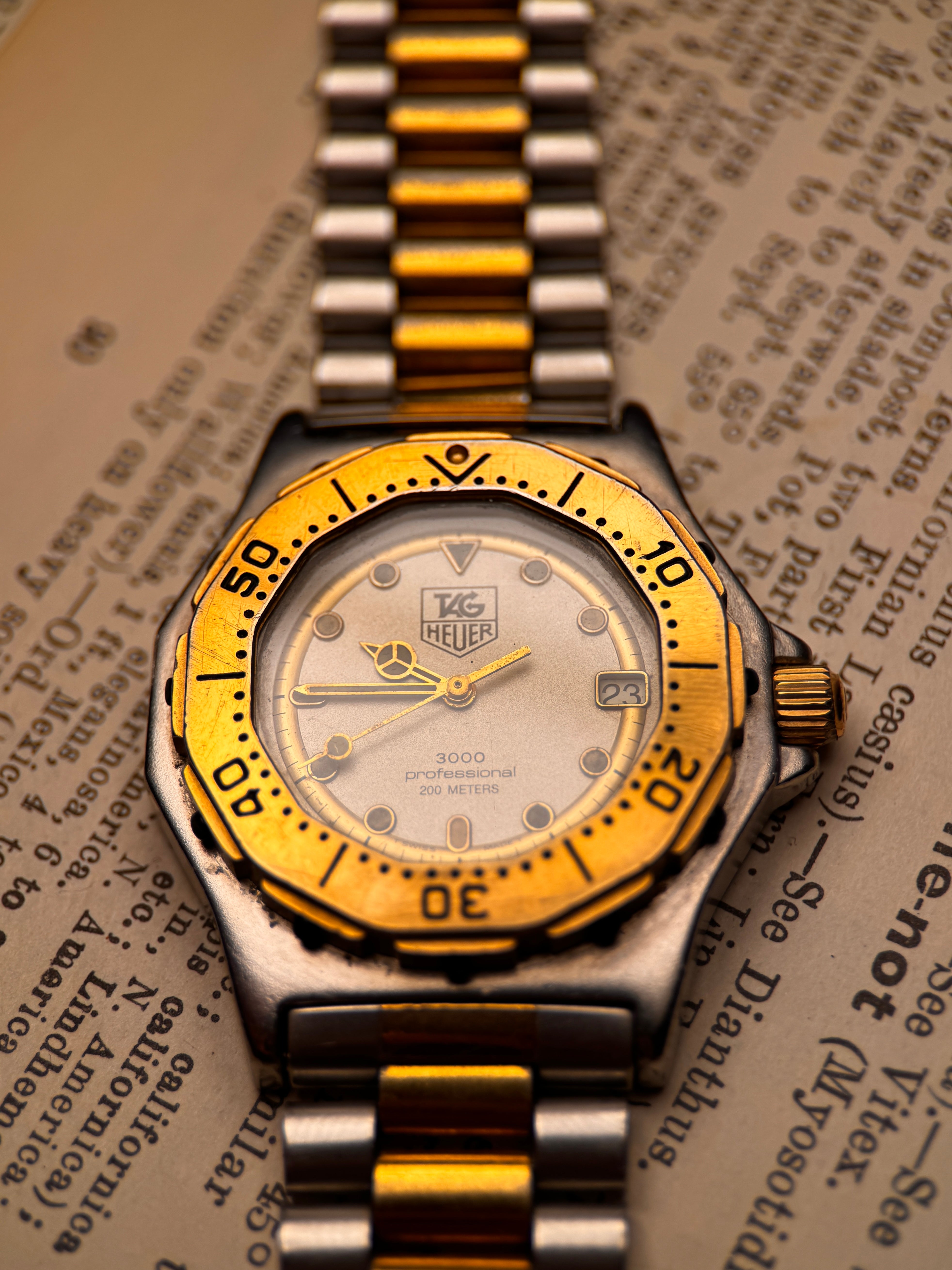 TAG Heuer 3000 Series 934.213 – Two-Tone Diver (c. Late 1980s