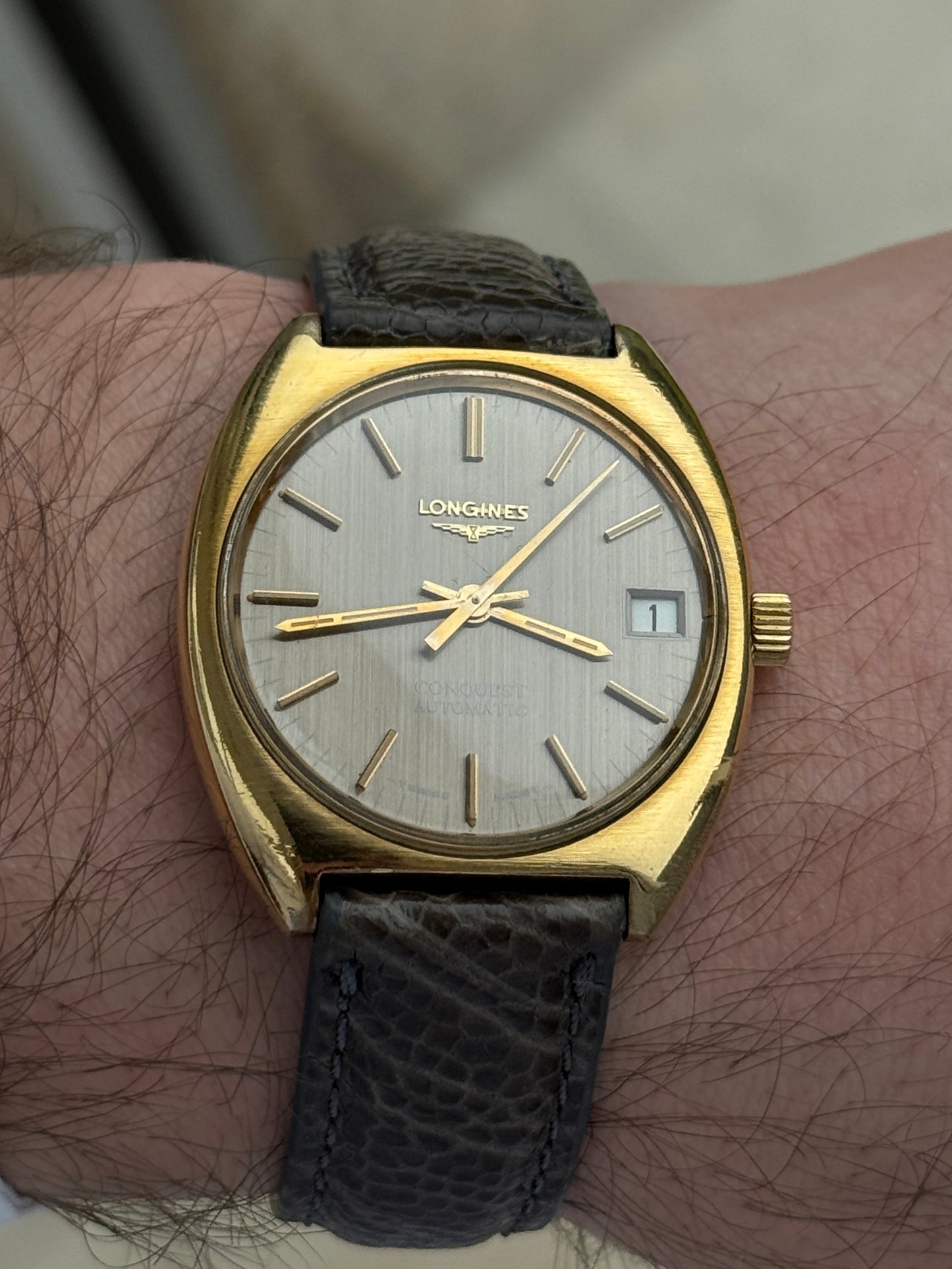 Longines Conquest | Cal. 431 | Silver Dial | Gold-Plated Case | c.1960s