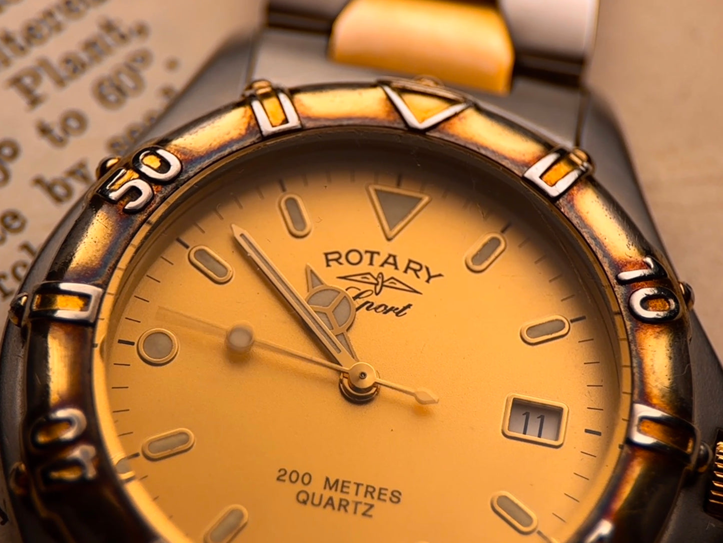Vintage Rotary Sport 1980's – Patina Diver Classic