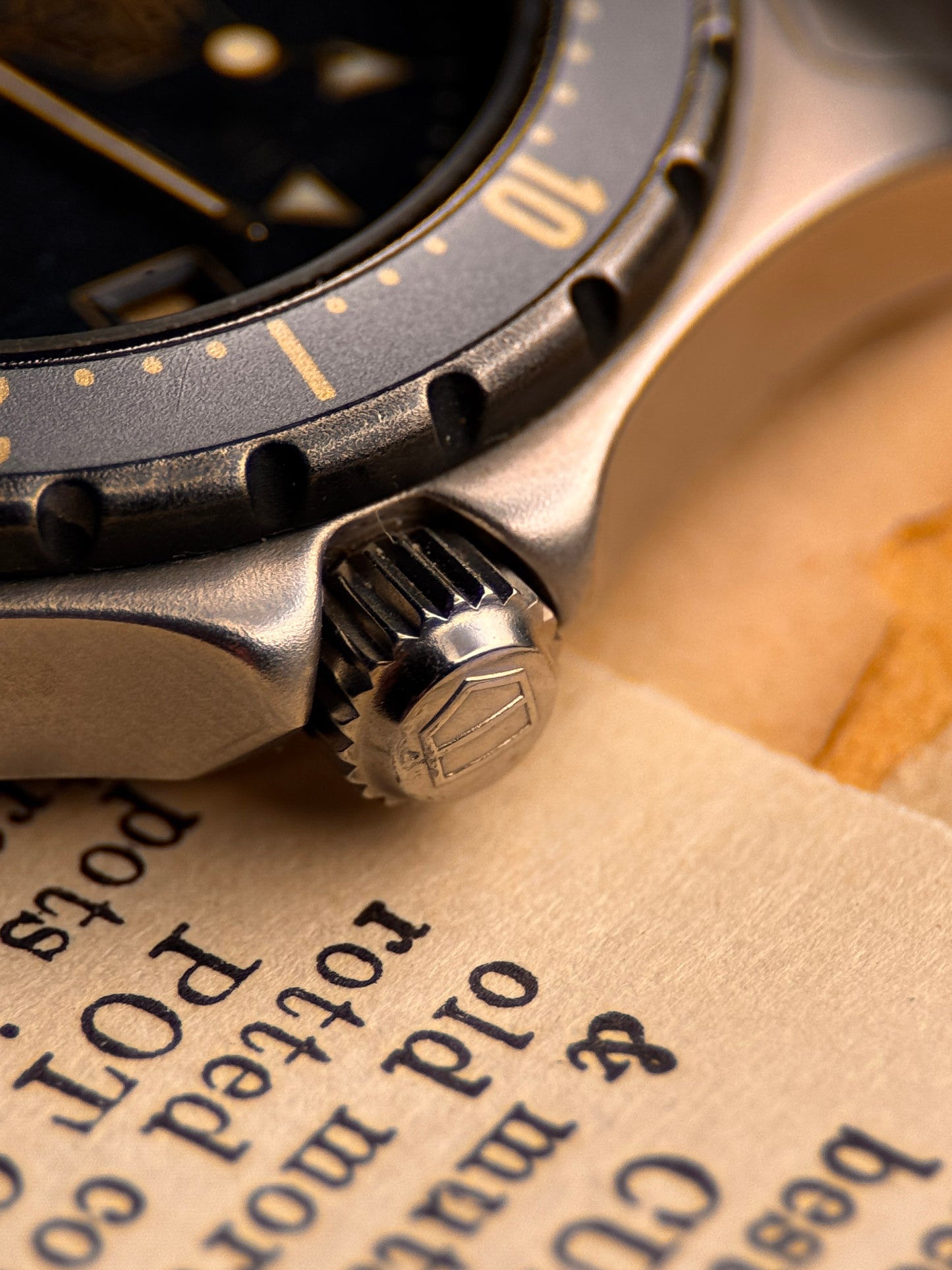 TAG Heuer Moondust Ref. 972.613 – Rare Diver Classic Late 1980's - Early 1990's