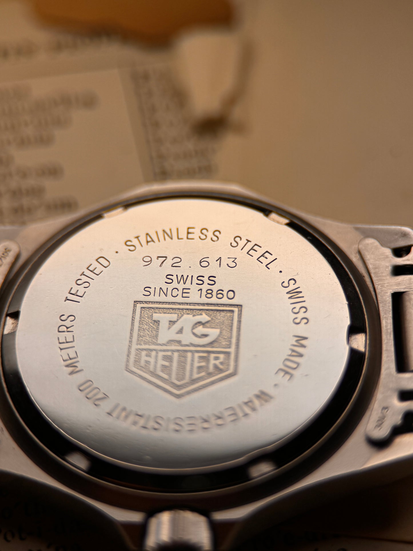TAG Heuer Moondust Ref. 972.613 – Rare Diver Classic Late 1980's - Early 1990's