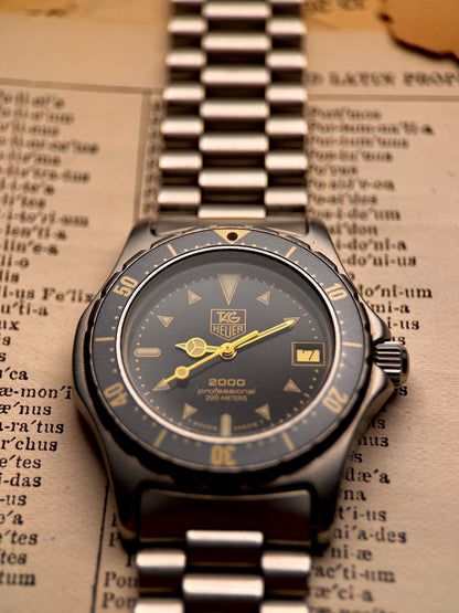 TAG Heuer Moondust Ref. 972.613 – Rare Diver Classic Late 1980's - Early 1990's