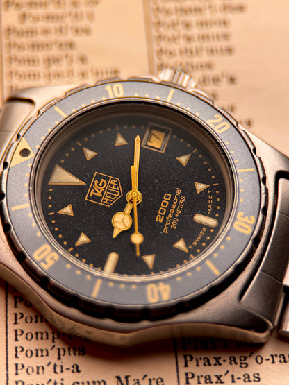 TAG Heuer Moondust Ref. 972.613 – Rare Diver Classic Late 1980's - Early 1990's