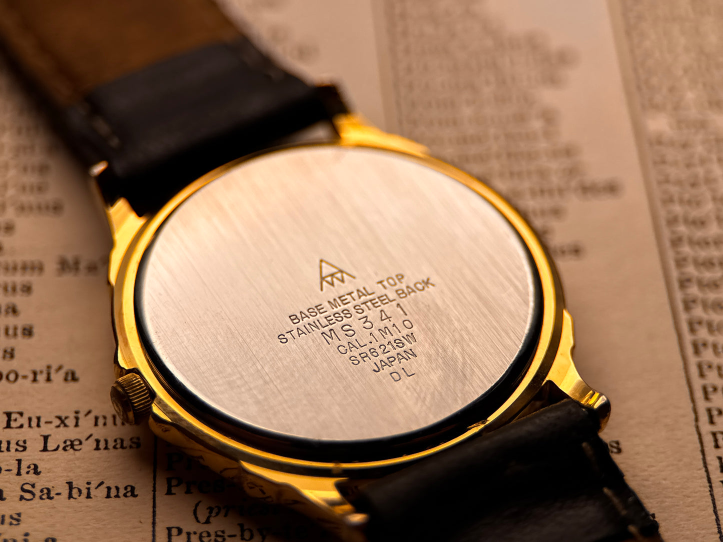 Accurist SR6218W – Black Dial | Gold Indices | Cal. 1M10 Quartz