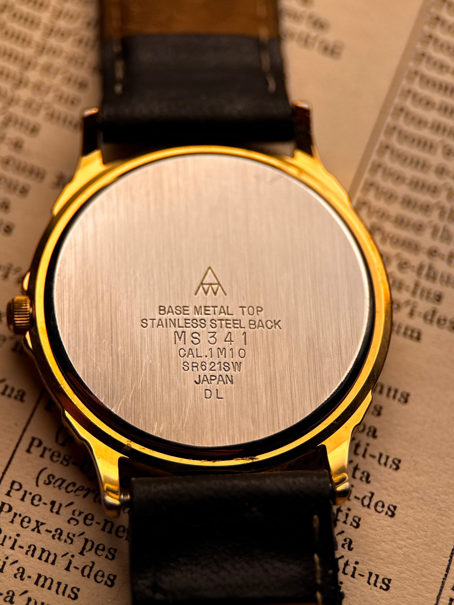 Accurist SR6218W – Black Dial | Gold Indices | Cal. 1M10 Quartz