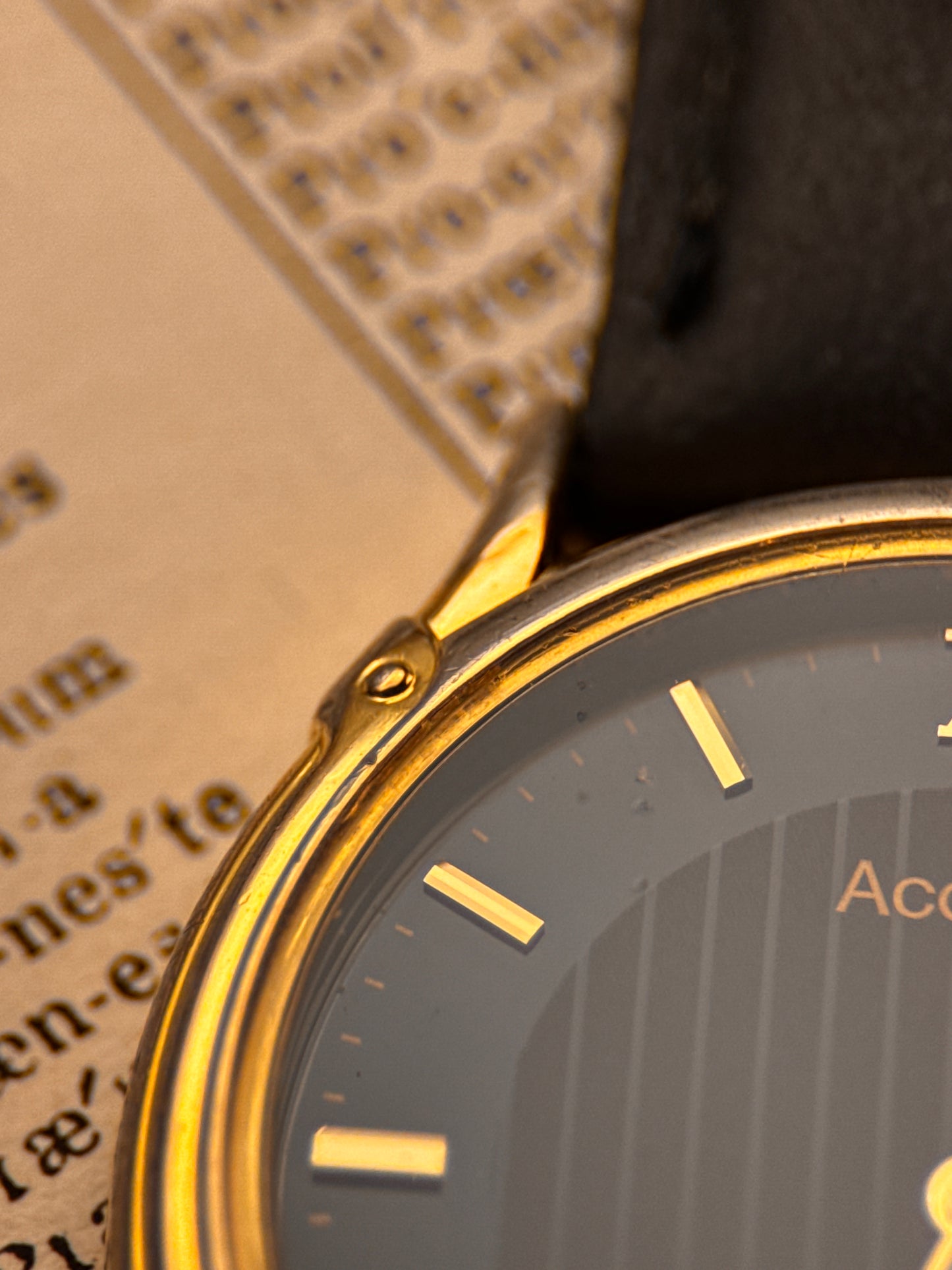 Accurist SR6218W – Black Dial | Gold Indices | Cal. 1M10 Quartz