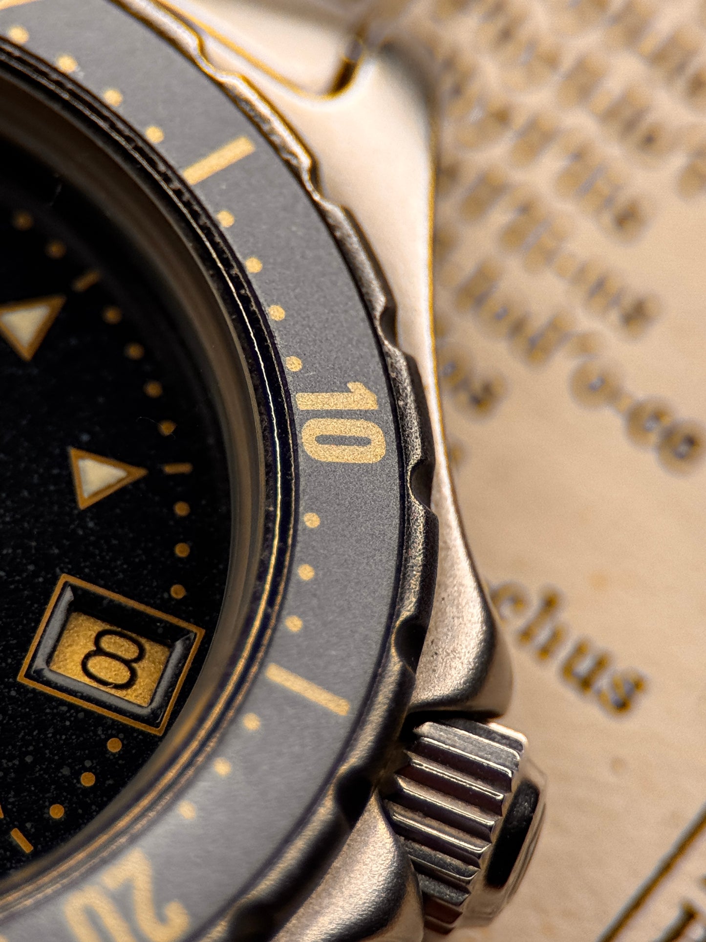 TAG Heuer Moondust Ref. 972.613 – Rare Diver Classic Late 1980's - Early 1990's