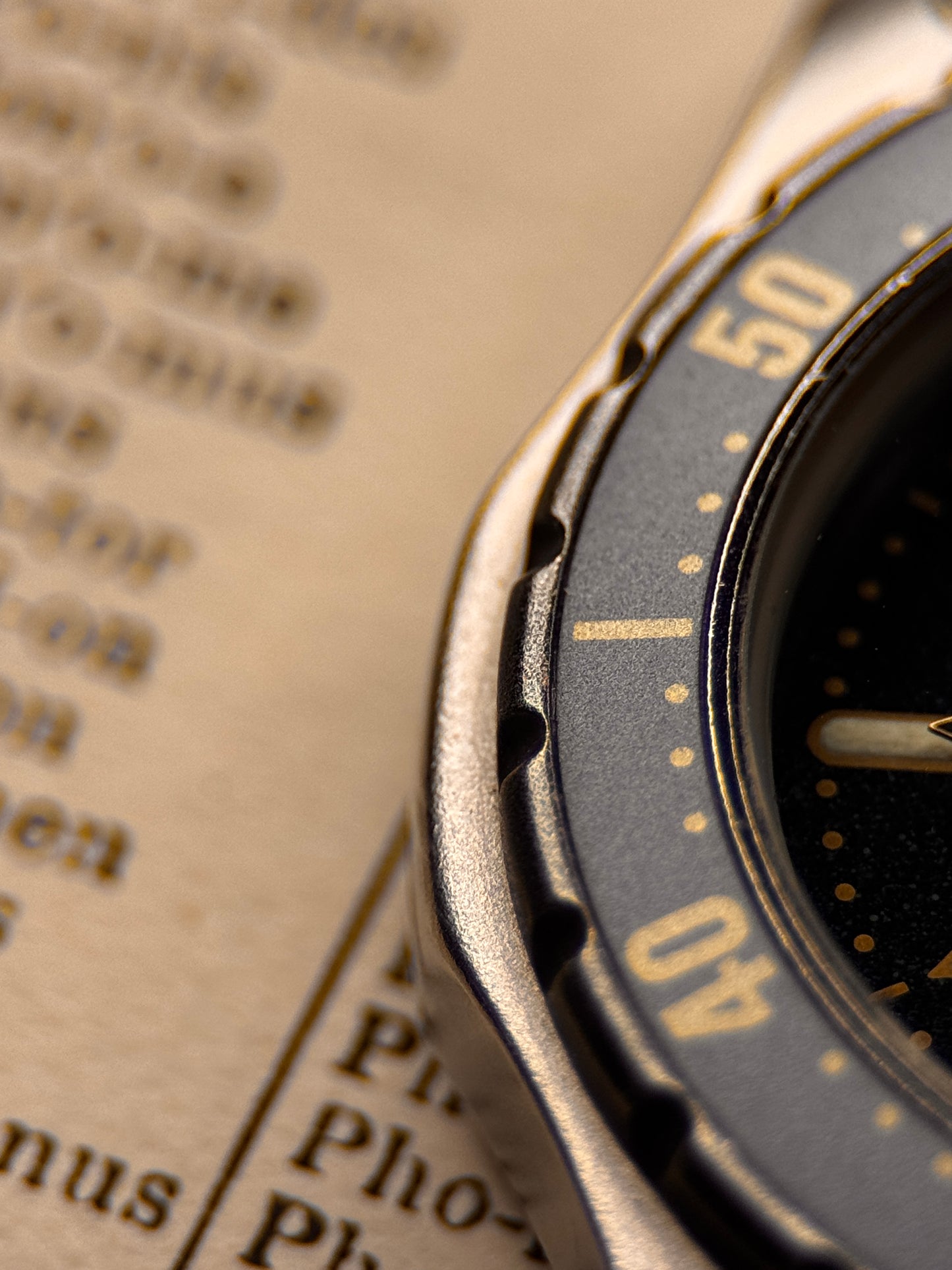 TAG Heuer Moondust Ref. 972.613 – Rare Diver Classic Late 1980's - Early 1990's