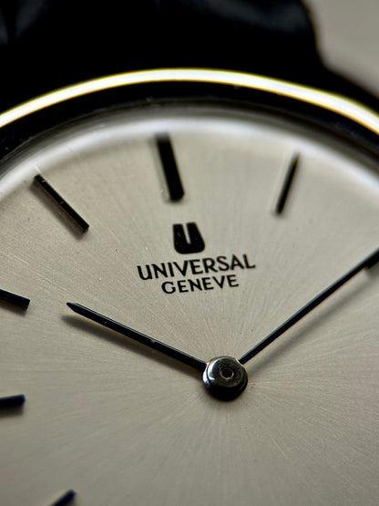 Universal Genève Ultra Slim Silver Sunburst Dial Circa 1970s