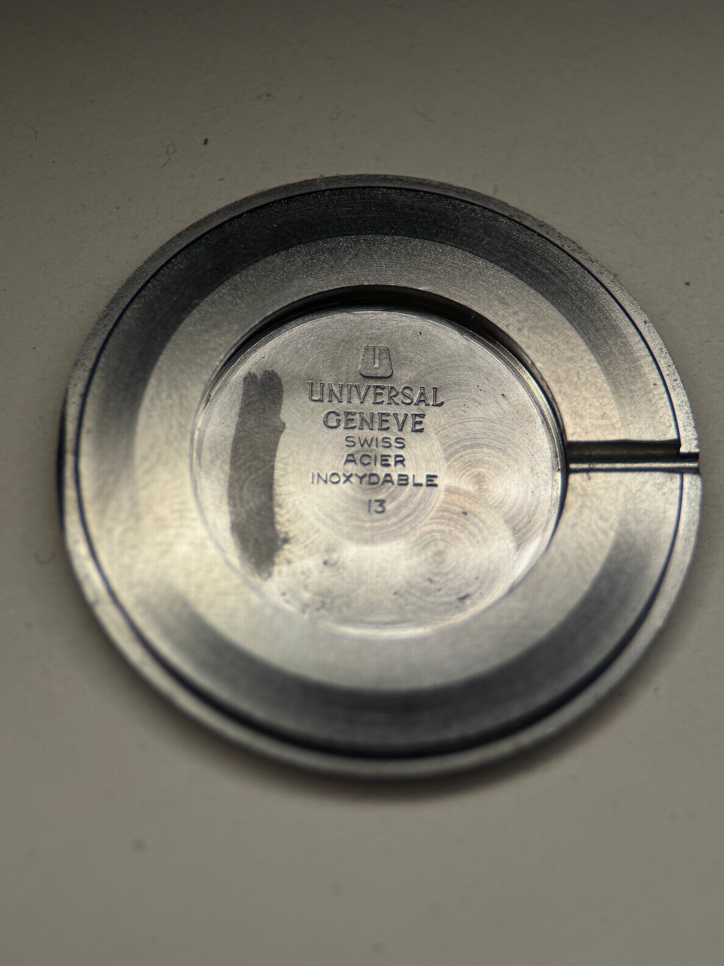 Universal Genève Ultra Slim Silver Sunburst Dial Circa 1970s