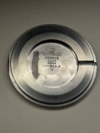 Universal Genève Ultra Slim Silver Sunburst Dial Circa 1970s