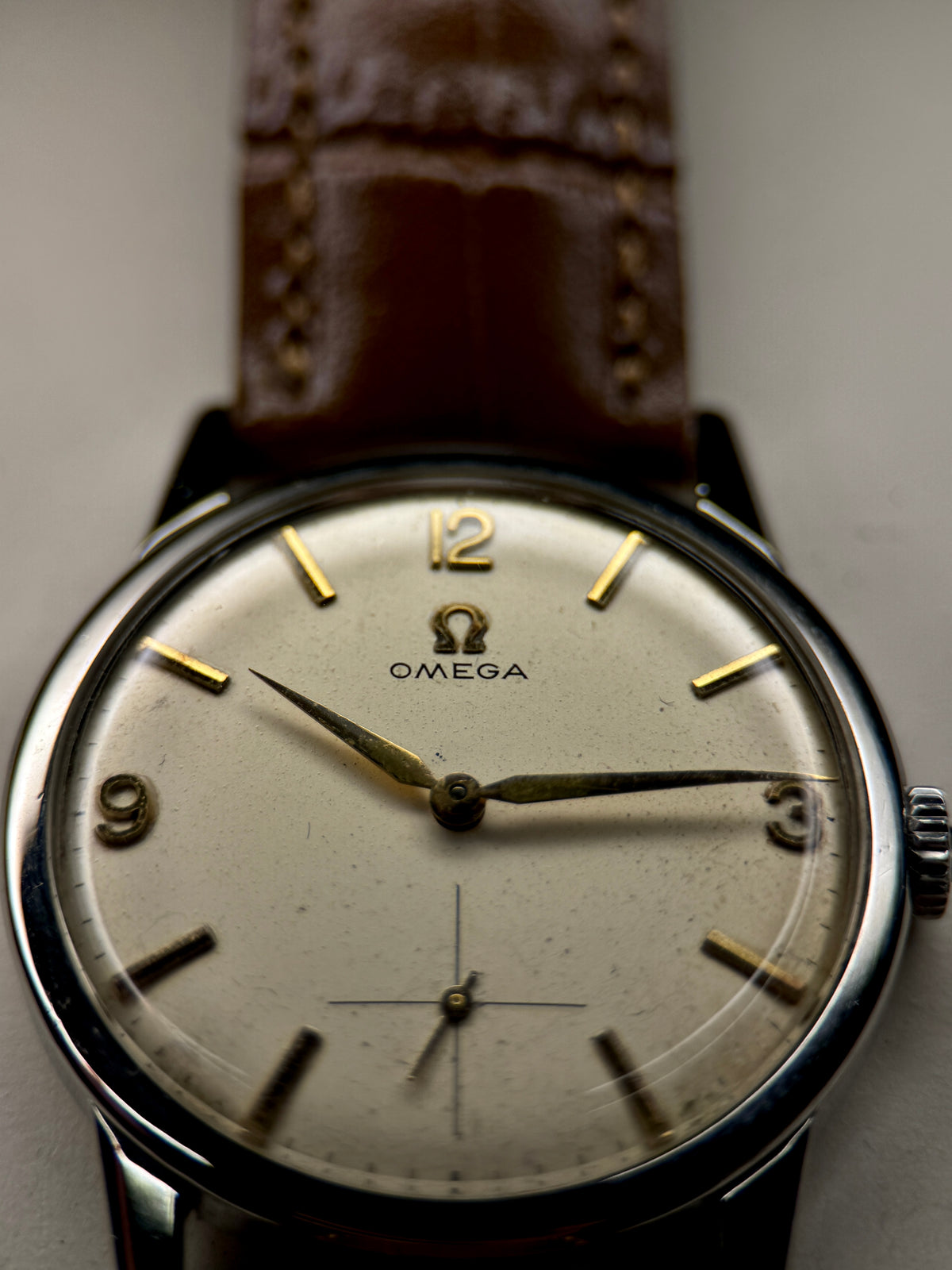 Omega | Cream Crosshair Dial | Ref. 14713-3 | Circa 1960