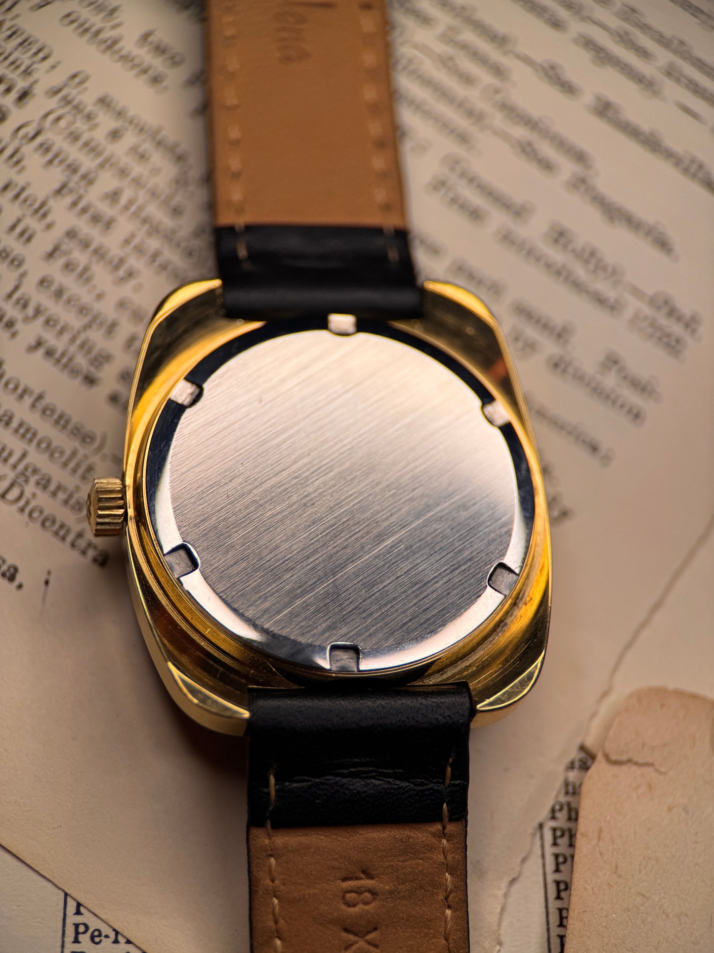 Tissot Autolub Actualis | Gold Sunburst Dial | 1970s Switzerland