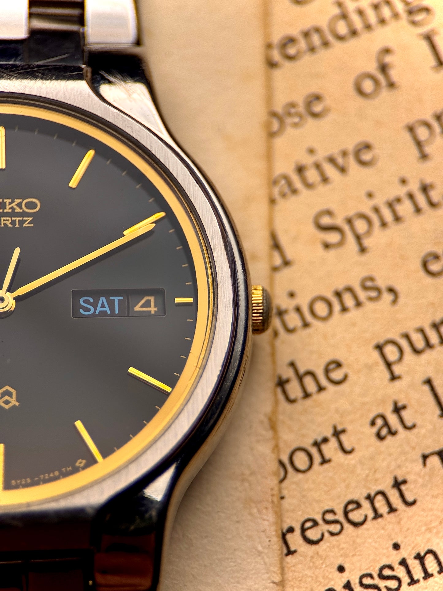 Seiko SQ Quartz | Ref. 5Y23-7248 | 1980s Japan