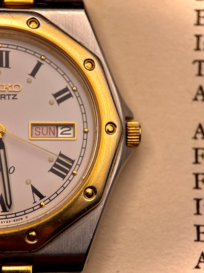 Seiko SQ100 | 5Y23-830W | Roman Dial | 1980s Japan | Rare