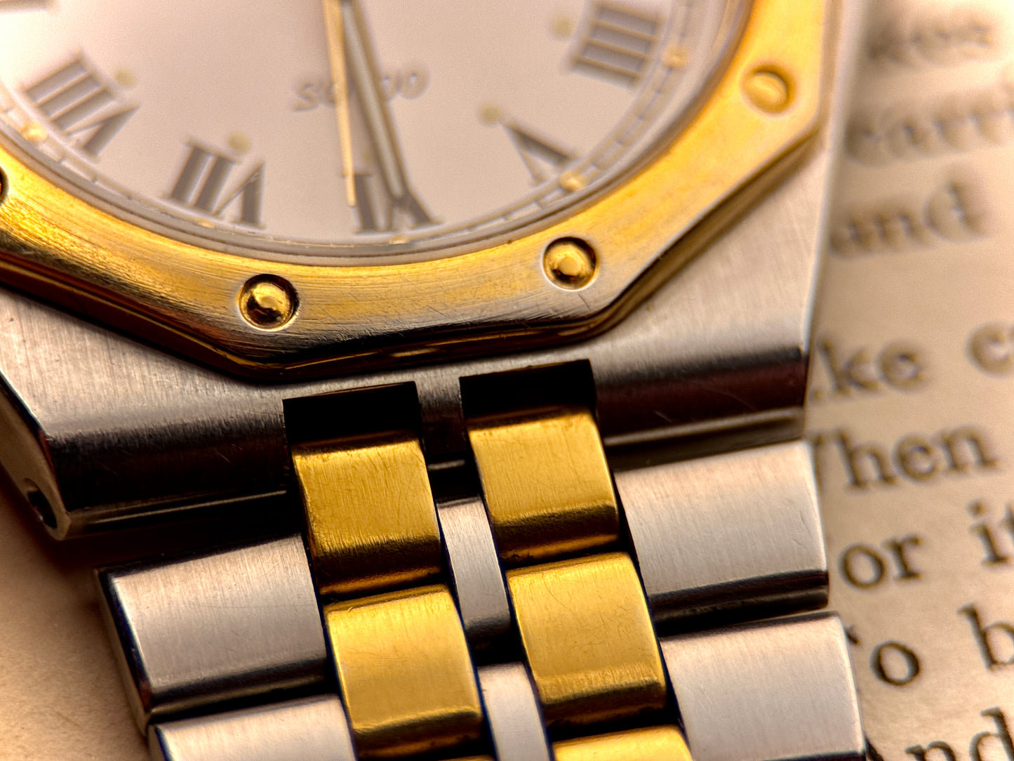 Seiko SQ100 | 5Y23-830W | Roman Dial | 1980s Japan | Rare